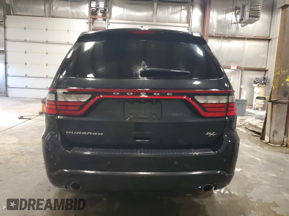 2014 Dodge Durango R/T z VIN 1C4SDHCT1EC976019, wystawiony jako Copart lot #42511575 z przebiegiem 115 093 mil mil oraz Czysty tytuł • Clean title. Historia ofert i sprzedaży dostępna na DreamBid. Obrazek 6.