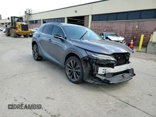 2023 Lexus RX 350 with VIN 2T2BAMCA8PC018713, listed as a Copart auction lot 63203715 with 44,744 mi miles and Salvage title. Bid and sale history available at DreamBid. Image 14.