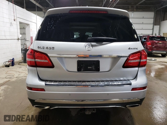 2017 Mercedes-Benz GLS 450 with VIN 4JGDF6EEXHA755388, listed as a Copart auction lot 55715184 with 72,675 mi miles and Salvage Title. Bid and sale history available at DreamBid. Image 6.