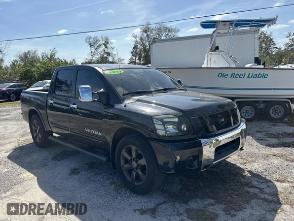2011 Nissan Titan SV with VIN 1N6BA0ED0BN306474, listed as a Copart auction lot 46661905 with 239,525 mi miles and Clean Title. Bid and sale history available at DreamBid. Image 1.
