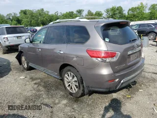2014 Nissan Pathfinder Platinum with VIN 5N1AR2MMXEC613392, listed as a Copart auction lot 57234955 with 231,830 mi miles and Salvage title. Bid and sale history available at DreamBid. Image 2.