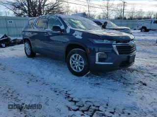 2023 Chevrolet Traverse LS with VIN 1GNEVFKW0PJ121876, listed as a Copart auction lot 43731515 with 24,673 mi miles and Salvage Title. Bid and sale history available at carsss.com. Image 11.