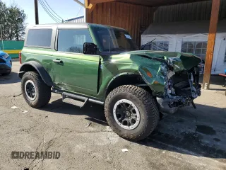 2024 Ford Bronco Black Diamond with VIN 1FMDE1APXRLB43999, listed as a Copart auction lot 52414555 with 3,902 mi miles and Salvage title. Bid and sale history available at DreamBid. Image 4.