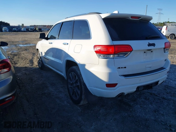 2017 Jeep Grand Cherokee Overland with VIN 1C4RJFCG8HC641729, listed as a IAAI auction lot 41233125 with 116,874 mi miles. Bid and sale history available at carsss.com. Image 3.