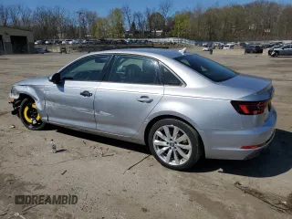 2018 Audi A4 Premium with VIN WAUDNAF47JA043410, listed as a Copart auction lot 53451095 with 35,209 mi miles and Salvage title. Bid and sale history available at DreamBid. Image 2.