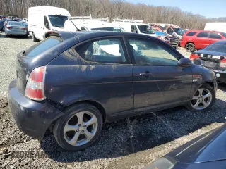 2007 Hyundai Accent SE with VIN KMHCN36C87U039421, listed as a Copart auction lot 49976915 with 182,626 mi miles and Salvage Title. Bid and sale history available at carsss.com. Image 3.
