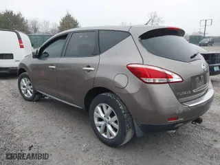 2012 Nissan Murano SL with VIN JN8AZ1MU2CW106582, listed as a IAAI auction lot 41485212 with 142,575 mi miles. Bid and sale history available at carsss.com. Image 3.