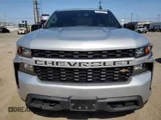 2021 Chevrolet Silverado 1500 Custom with VIN 1GCRWBEKXMZ320746, listed as a Copart auction lot 57494225 with 47,867 mi miles and Salvage Title. Bid and sale history available at DreamBid. Image 5.