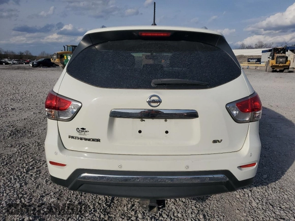 2016 Nissan Pathfinder SV with VIN 5N1AR2MN6GC645865, listed as a Copart auction lot 49036805 with 120,170 mi miles and Salvage Title. Bid and sale history available at carsss.com. Image 6.