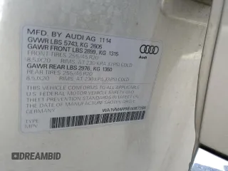 2015 Audi Q5 Prestige z VIN WA1VMAFPXFA067268, wystawiony jako Copart lot #80956793 z przebiegiem 72 482 mil mil oraz . Historia ofert i sprzedaży dostępna na DreamBid. Obrazek 12.