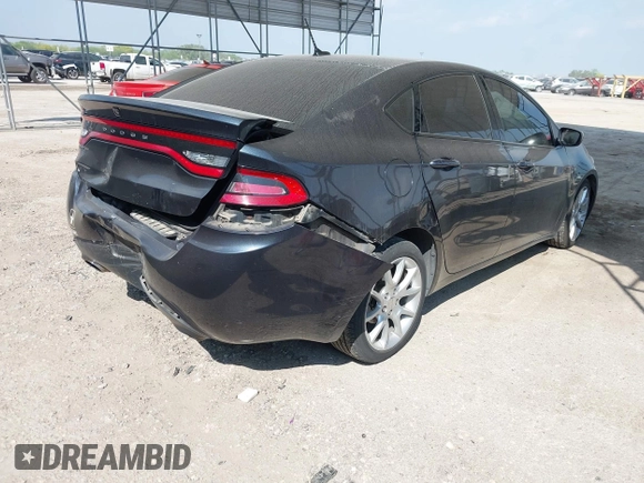 2013 Dodge Dart SXT with VIN 1C3CDFBA8DD310667, listed as a IAAI auction lot 42053760 with 124,933 mi miles and . Bid and sale history available at carsss.com. Image 4.