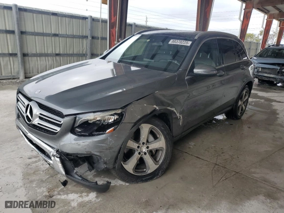 2017 Mercedes-Benz GLC with VIN WDC0G4JB6HF134193, listed as a Copart auction lot 88370225 with 71,104 mi miles and Salvage Title. Bid and sale history available at carsss.com. Image 1.