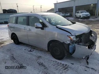 2015 Nissan Quest SV with VIN JN8AE2KP9F9133991, listed as a Copart auction lot 45724745 with 101,052 mi miles and Salvage Title. Bid and sale history available at carsss.com. Image 4.