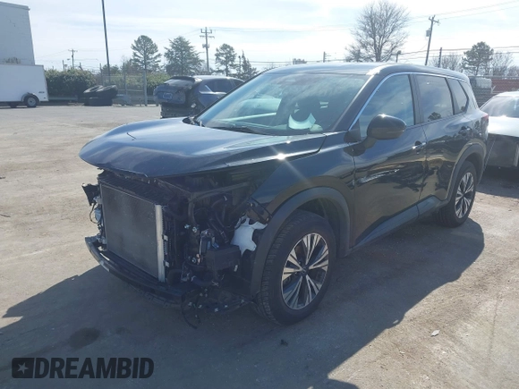 2022 Nissan Rogue SV with VIN 5N1BT3BBXNC692754, listed as a IAAI auction lot 41617335 with 50,740 mi miles. Bid and sale history available at carsss.com. Image 20.