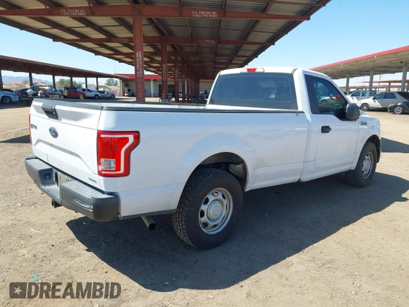 2016 Ford F-150 XL with VIN 1FTMF1C81GKD05786, listed as a IAAI auction lot 41846067 with 126,607 mi miles. Bid and sale history available at carsss.com. Image 4.