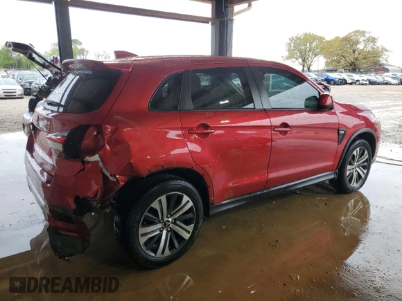 2020 Mitsubishi Outlander ES with VIN JA4AP3AU0LU007170, listed as a Copart auction lot 50936925 with 108,597 mi miles and Salvage title. Bid and sale history available at DreamBid. Image 3.