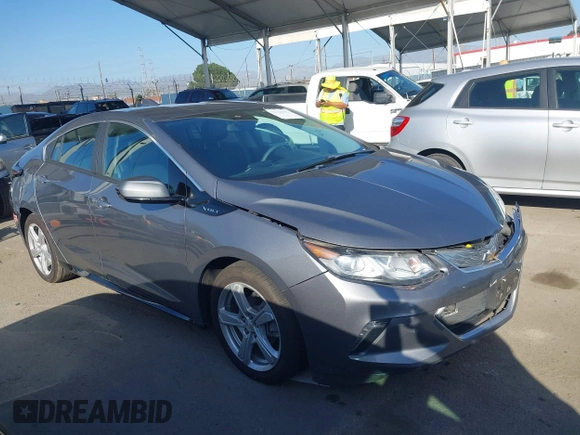 2018 Chevrolet Volt LT with VIN 1G1RC6S54JU143577, listed as a IAAI auction lot 41724543 with 54,365 mi miles. Bid and sale history available at carsss.com. Image 1.