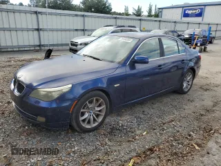 2009 BMW 5 Series 550i with VIN WBANW53529CT55835, listed as a Copart auction lot 75104204 with 46,358 mi miles and Salvage Title. Bid and sale history available at carsss.com. Image 1.
