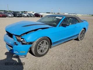 2012 Ford Mustang V6 with VIN 1ZVBP8EM0C5286550, listed as a Copart auction lot 52375635 with 119,537 mi miles and Salvage Title. Bid and sale history available at carsss.com. Image 1.