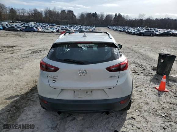 2017 Mazda CX-3 Grand Touring with VIN JM1DKFD70H0141197, listed as a Copart auction lot 45834855 with 146,609 mi miles and Salvage Title. Bid and sale history available at carsss.com. Image 6.