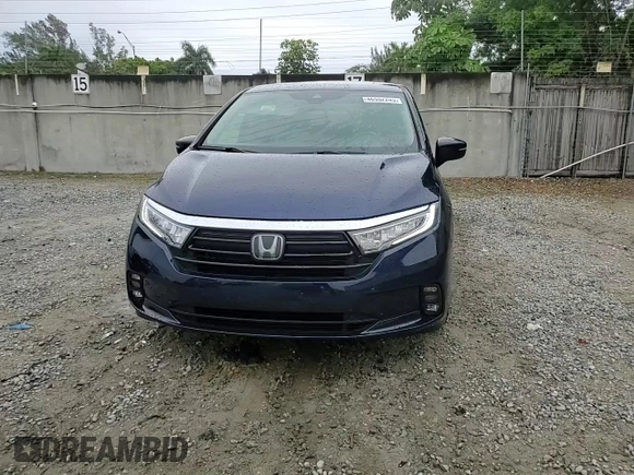 2023 Honda Odyssey EX-L with VIN 5FNRL6H69PB006143, listed as a Copart auction lot 46552245 with 30,674 mi miles and Salvage Title. Bid and sale history available at carsss.com. Image 12.