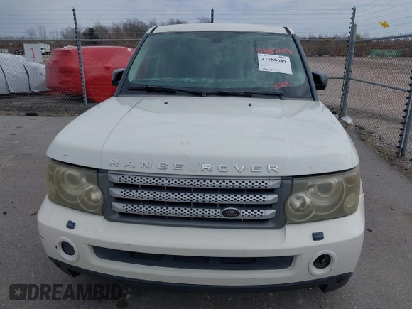 2006 Land Rover Range Rover Sport SC with VIN SALSH23436A964129, listed as a IAAI auction lot 41580619 with 255,204 mi miles. Bid and sale history available at carsss.com. Image 6.