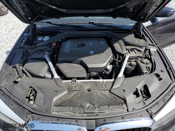 2019 BMW 5 Series 530i xDrive with VIN WBAJA7C59KWW10672, listed as a Copart auction lot 51766215 with 0 mi miles and Salvage Title. Bid and sale history available at carsss.com. Image 11.
