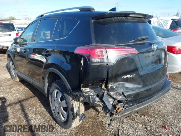 2018 Toyota RAV4 LE with VIN 2T3BFREV8JW706999, listed as a IAAI auction lot 41863485 with 115,589 mi miles. Bid and sale history available at carsss.com. Image 3.