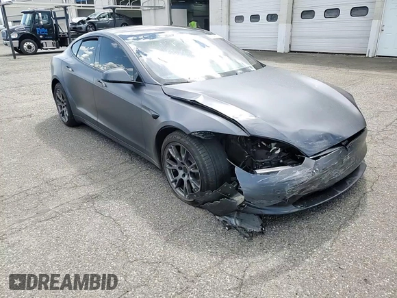 2022 Tesla Model S с VIN 5YJSA1E5XNF488415, выставлен на аукционе Copart как лот 57347565 с пробегом 18 662 миль миль и Списание • Salvage title. История ставок и продаж доступна на DreamBid. Изображение 14.