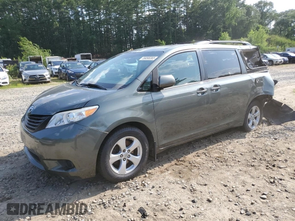 2014 Toyota Sienna LE AAS with VIN 5TDKK3DC9ES424841, listed as a Copart auction lot 59098365 with 168,427 mi miles and Clean title. Bid and sale history available at DreamBid. Image 1.