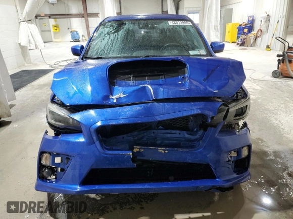 2015 Subaru WRX with VIN JF1VA1A67F9819755, listed as a Copart auction lot 48573905 with 118,122 mi miles and Salvage Title. Bid and sale history available at carsss.com. Image 5.