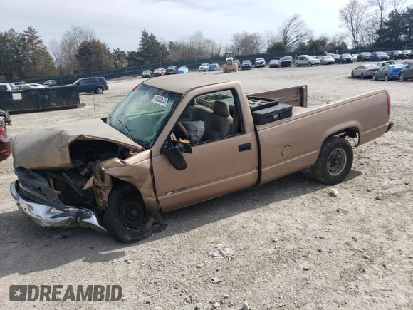 1996 Chevrolet Silverado 1500 with VIN 1GCEC14W6TZ165097, listed as a Copart auction lot 48853555 with 205,981 mi miles and Salvage Title. Bid and sale history available at DreamBid. Image 1.