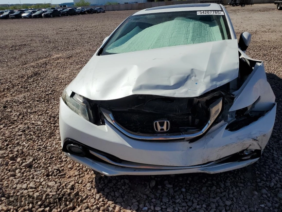 2014 Honda Civic EX-L with VIN 19XFB2F9XEE052224, listed as a Copart auction lot 54207785 with 160,303 mi miles and Salvage Title. Bid and sale history available at DreamBid. Image 5.