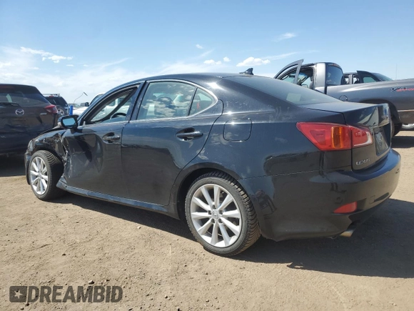 2010 Lexus IS 250 with VIN JTHCF5C26A2034695, listed as a Copart auction lot 56762115 with 134,866 mi miles and Salvage title. Bid and sale history available at DreamBid. Image 2.
