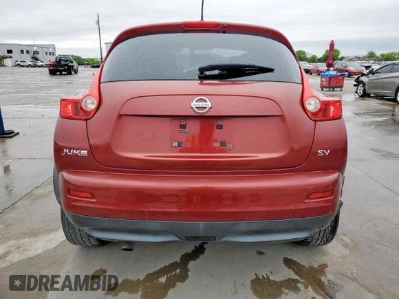 2011 Nissan Juke SV with VIN JN8AF5MR7BT015058, listed as a Copart auction lot 51506535 with 118,884 mi miles and Salvage Title. Bid and sale history available at carsss.com. Image 6.