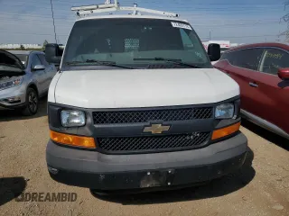 2014 Chevrolet Express Cargo Van with VIN 1GCWGFCA4E1122858, listed as a Copart auction lot 72409114 with 137,908 mi miles and Salvage Title. Bid and sale history available at carsss.com. Image 5.