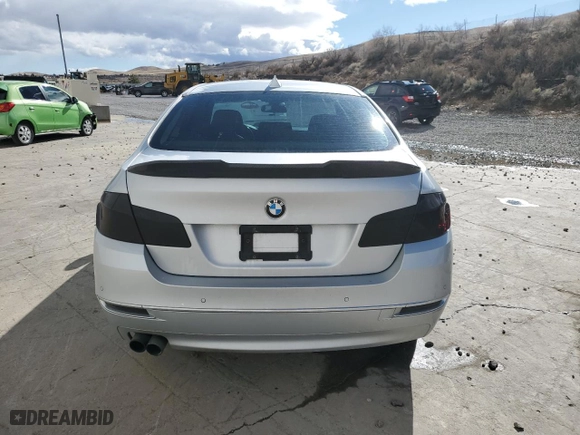 2015 BMW 5 Series 528i xDrive with VIN WBA5A7C56FD621017, listed as a Copart auction lot 43766835 with 95,783 mi miles and Salvage Title. Bid and sale history available at carsss.com. Image 6.