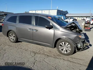 2016 Honda Odyssey EX-L with VIN 5FNRL5H60GB004856, listed as a Copart auction lot 50616685 with 146,296 mi miles and Salvage Title. Bid and sale history available at carsss.com. Image 4.
