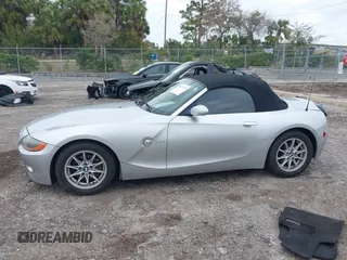 2004 BMW Z4 2.5i with VIN 4USBT334X4LS48707, listed as a IAAI auction lot 41737439 with 92,640 mi miles and . Bid and sale history available at DreamBid. Image 14.