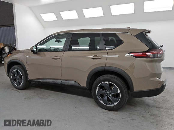 2025 Nissan Rogue SV with VIN 5N1BT3BA6SC775620, listed as a Copart auction lot 53378745 with 4,495 mi miles and Clean Title. Bid and sale history available at DreamBid. Image 2.