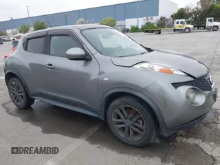 2012 Nissan Juke S with VIN JN8AF5MR9CT114353, listed as a IAAI auction lot 41984396 with 1 mi miles. Bid and sale history available at carsss.com. Image 1.