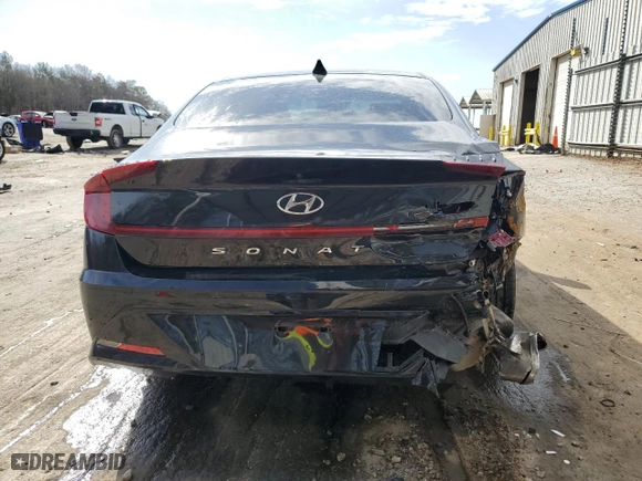 2022 Hyundai Sonata SEL with VIN KMHL64JA0NA232041, listed as a Copart auction lot 46581185 with 184,703 mi miles and Non Repairable. Bid and sale history available at carsss.com. Image 6.