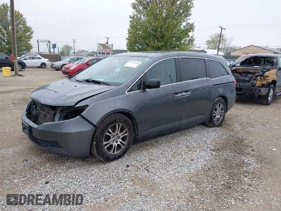 2013 Honda Odyssey EX z VIN 5FNRL5H47DB032096, wystawiony jako IAAI lot #42149190 z przebiegiem 149 836 mil mil oraz . Historia ofert i sprzedaży dostępna na DreamBid. Obrazek 2.