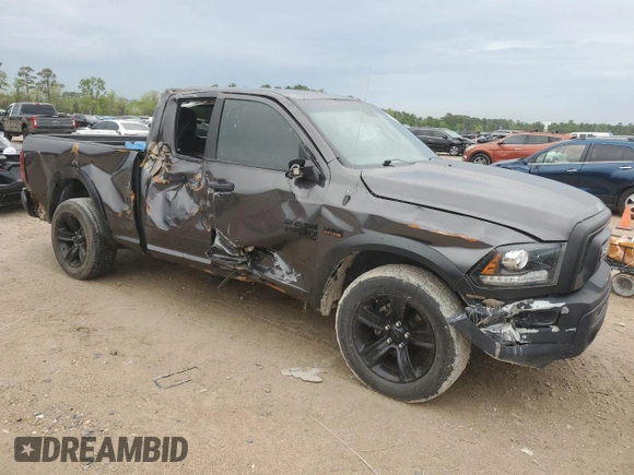2021 Ram 1500 Classic Warlock with VIN 1C6RR7GT0MS514972, listed as a Copart auction lot 51106725 with 57,920 mi miles and Salvage Title. Bid and sale history available at carsss.com. Image 4.