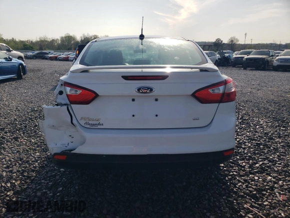 2012 Ford Focus SE with VIN 1FAHP3F27CL182474, listed as a Copart auction lot 51451595 with 122,199 mi miles and Salvage Title. Bid and sale history available at DreamBid. Image 6.