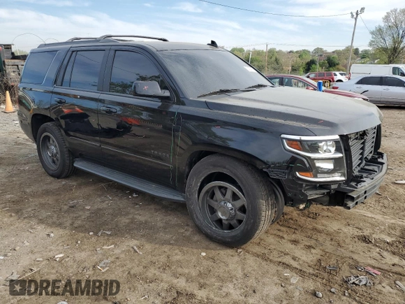 2018 Chevrolet Tahoe LS z VIN 1GNSKAKC8JR215839, wystawiony jako Copart lot #52627955 z przebiegiem 96 380 mil mil oraz Szkoda całkowita • Salvage title. Historia ofert i sprzedaży dostępna na DreamBid. Obrazek 4.