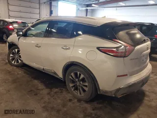2015 Nissan Murano S with VIN 5N1AZ2MG7FN249982, listed as a IAAI auction lot 41632817 with 112,025 mi miles. Bid and sale history available at carsss.com. Image 3.