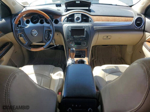 2011 Buick Enclave CXL-2 with VIN 5GAKRCED2BJ188885, listed as a Copart auction lot 47612255 with 128,108 mi miles and Salvage Title. Bid and sale history available at carsss.com. Image 8.