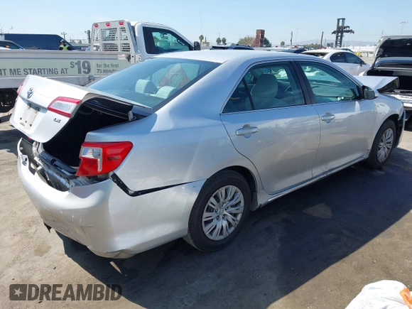 2013 Toyota Camry L with VIN 4T4BF1FKXDR313627, listed as a IAAI auction lot 41855022 with 128,782 mi miles. Bid and sale history available at carsss.com. Image 4.