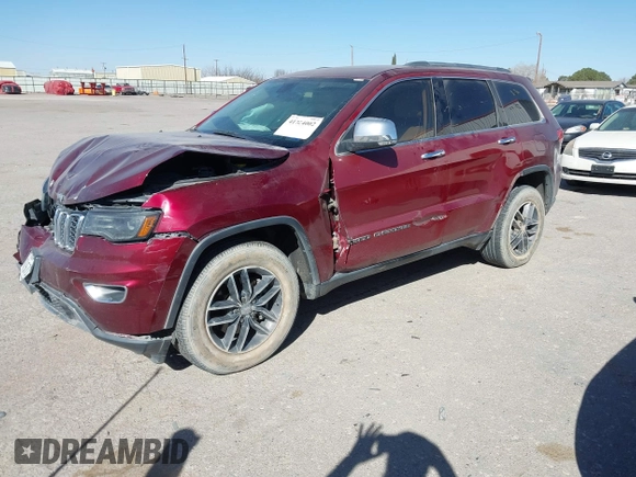 2017 Jeep Grand Cherokee Limited with VIN 1C4RJEBG3HC920436, listed as a IAAI auction lot 41724002 with 77,716 mi miles. Bid and sale history available at carsss.com. Image 21.